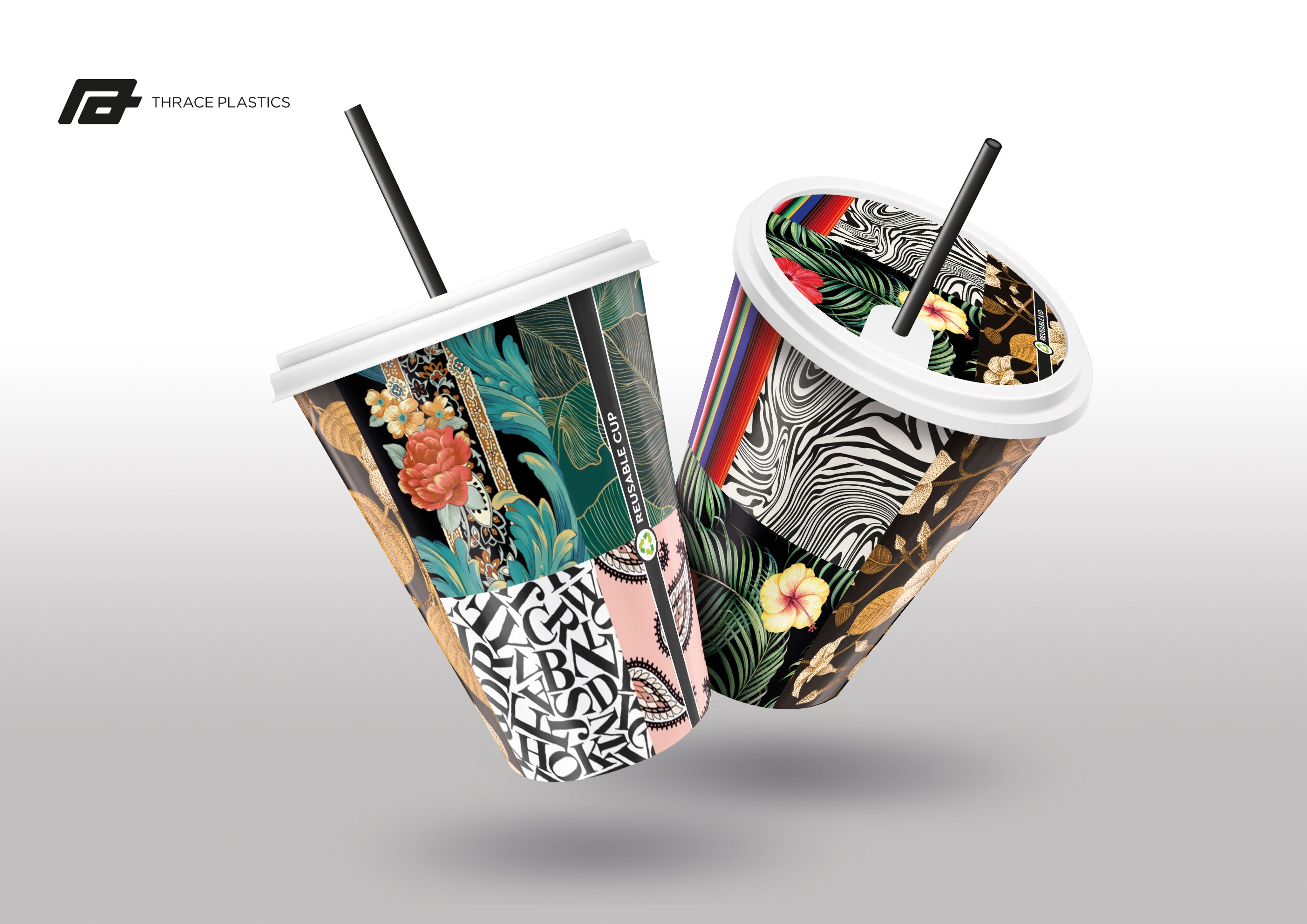 ΠΟΤΗΡΙ ΠΛΑΣΤΙΚΟ PP 300ml INJECTION ΕΚΤΥΠΩΣΗ DOLCE GAB + ΚΑΠΑΚΙ (80ΤΜΧ)