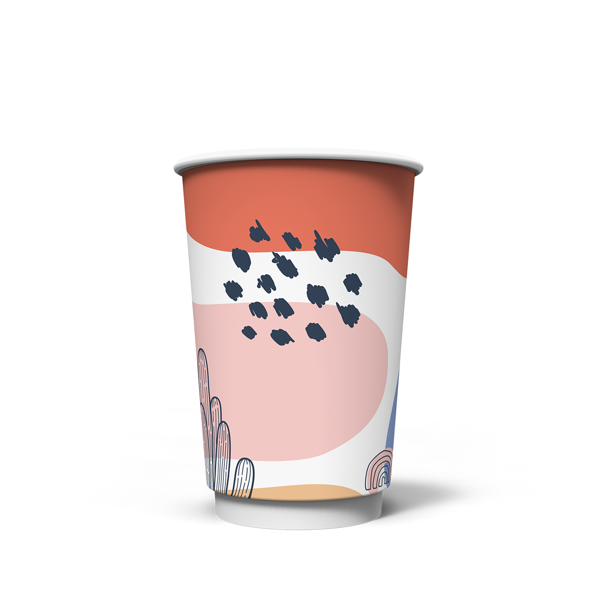 ΧΑΡΤΙΝΟ ΠΟΤΗΡΙ ΔΙΠΛΟΤΟΙΧΟ 16oz DESERT (20ΤΜΧ)