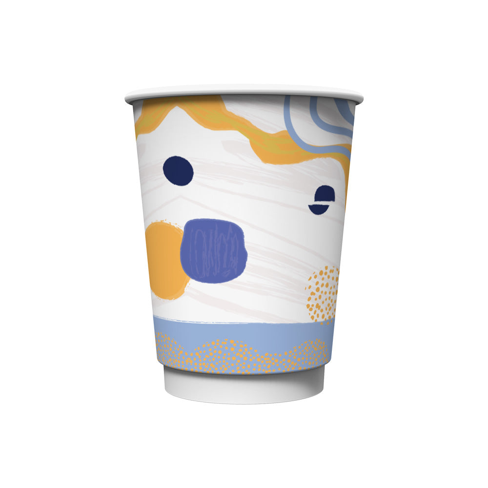 ΧΑΡΤΙΝΟ ΠΟΤΗΡΙ ΔΙΠΛΟΤΟΙΧΟ 14oz SPACE (25ΤΜΧ)