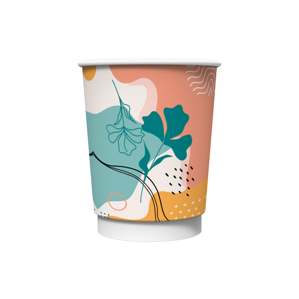 ΧΑΡΤΙΝΟ ΠΟΤΗΡΙ ΔΙΠΛΟΤΟΙΧΟ 8oz FOREST (25ΤΜΧ)