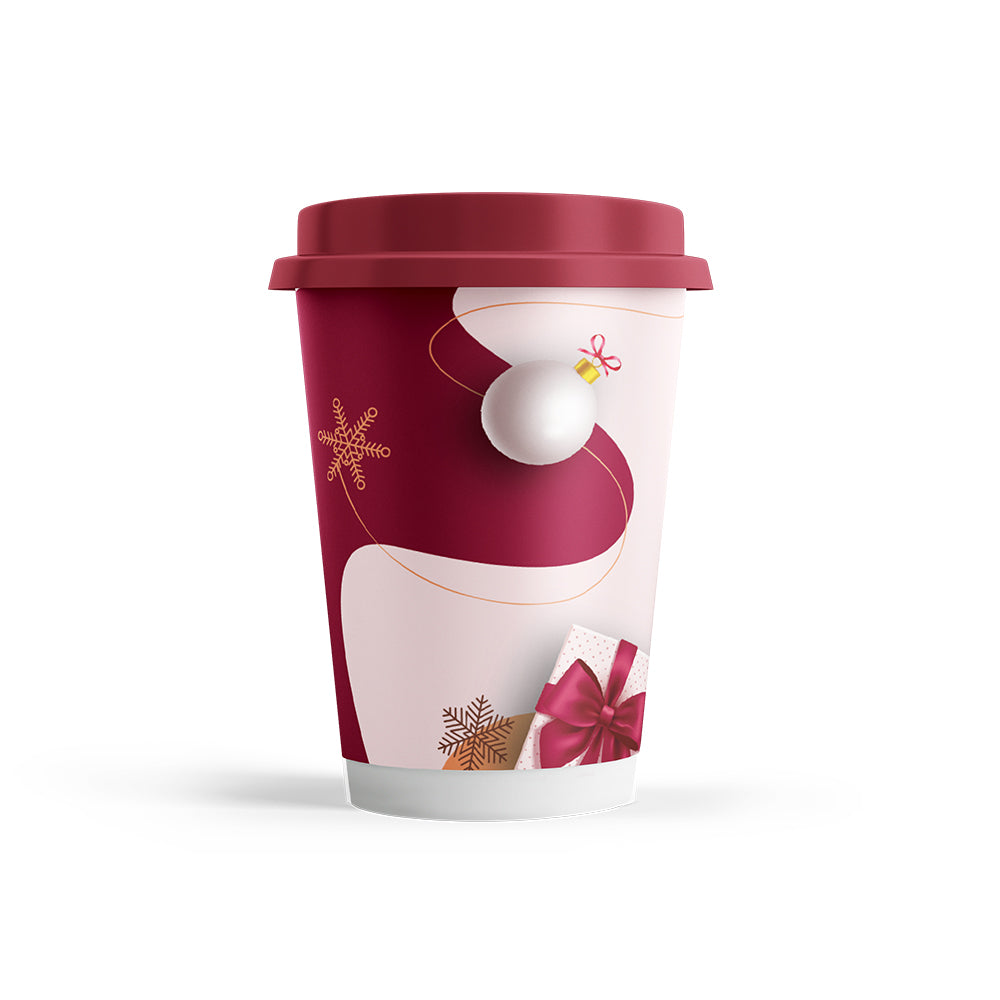 ΧΑΡΤΙΝΟ ΠΟΤΗΡΙ ΔΙΠΛΟΤΟΙΧΟ 14oz XMAS DESERT 2025 (25ΤΜΧ)